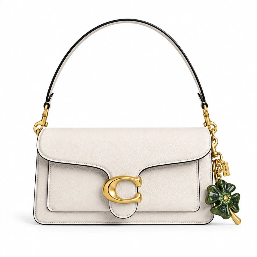 Four Leaf Clover Bag Charm